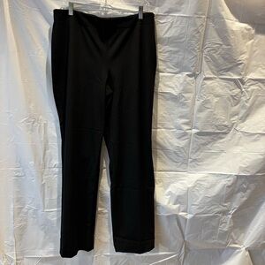 Talbot Heritage dress pants black wide leg SZ 12 Worn Once Classic Style